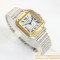 Santos De Cartier 35mm YG/SS White Dial GF MY9039