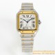 Santos De Cartier 35mm YG/SS White Dial GF MY9039