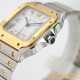 Santos De Cartier 35mm YG/SS White Dial GF MY9039