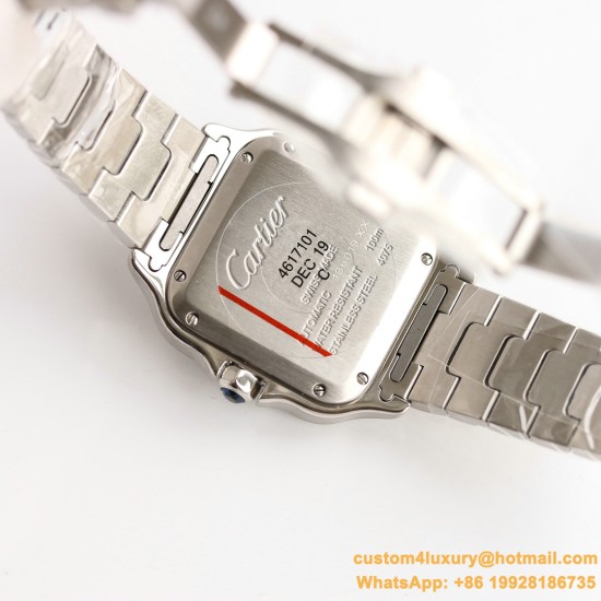 Cartier - Santos De Cartier 2018 Midsize 35mm SS/SS White GF Ult MY9015