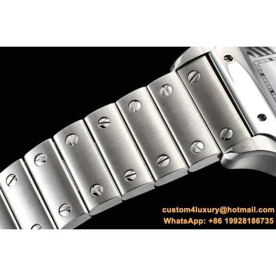 Cartier - Santos De Cartier 2018 Midsize 35mm SS/SS White GF Ult MY9015