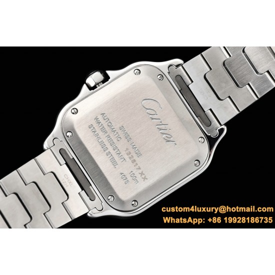 Cartier - Santos De Cartier 2018 Midsize 35mm SS/SS White GF Ult MY9015
