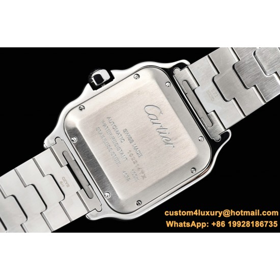 Cartier - Santos De Cartier 2018 Mens XL SS/SS Wht GF Ult MY9015