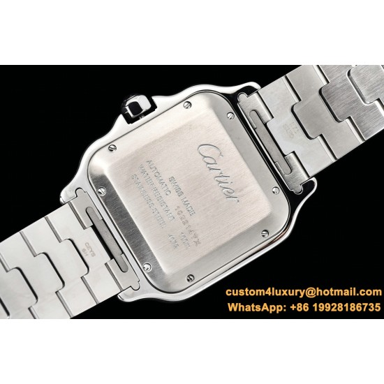 Cartier - Santos De Cartier 2018 Mens XL SS/SS Blue GF MY9015