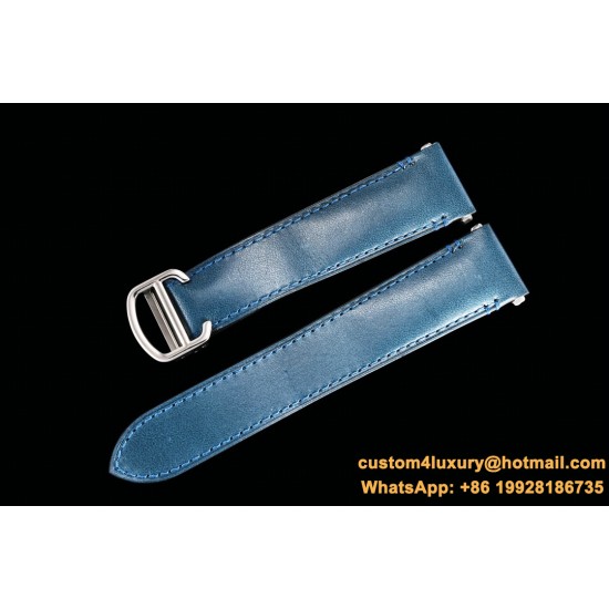 Cartier - Santos De Cartier 2018 Mens XL SS/SS Blue GF MY9015