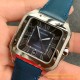Santos De Cartier Mens XL 40MM SS/LE Blue/Rmn GF MY9019
