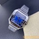 Santos De Cartier 2018 Mens XL 40mm SS/SS Blue BVF MY9019