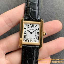 Tank Must 24mm YG/LE Silver Dial K11F Quartz
