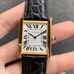Tank Must 27mm YG/LE Silver Dial K11F Quartz