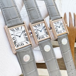 Tank Must Dia Black 22/25/31mm SS/LE Rose Gold Dial K11F Quartz