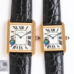Tank Must Black 24mm/27mm RG/LE White Dial 3WF Quartz