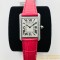 Cartier - Tank Louis 22mm/25.5mm Red Dia SS/LE White Dial VSF Quartz