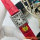 Cartier - Tank Louis 22mm Red Dia SS/LE White Dial VSF Quartz