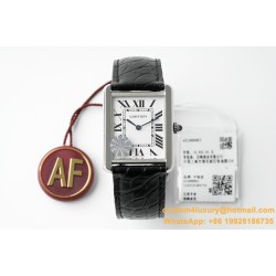 Cartier - Tank Solo 24.4mm O SS/LE White Dial AF Quartz