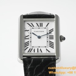 Cartier - Tank Solo 24.4mm O SS/LE White Dial AF Quartz