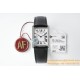 Cartier - Tank Solo 27.4mm White Dial on Lychee Grain Leather AF Quartz
