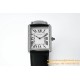 Cartier - Tank Solo 27.4mm White Dial on Lychee Grain Leather AF Quartz