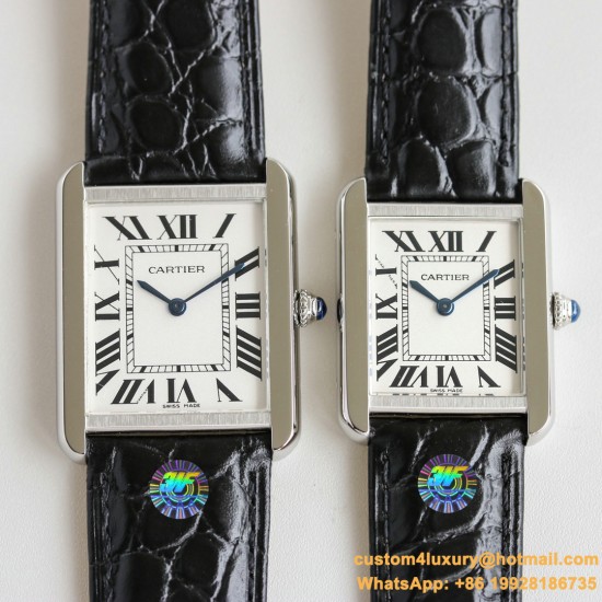 Tank Must Black 24mm/27mm SS/LE White Dial 3WF Quartz