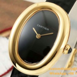 Baignoire Ladies 31mm YG/LE Black Dial AF Quartz