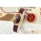 Baignoire Ladies 31mm YG/LE Red Dial AF Quartz