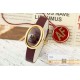 Baignoire Ladies 31mm YG/LE Red Dial AF Quartz