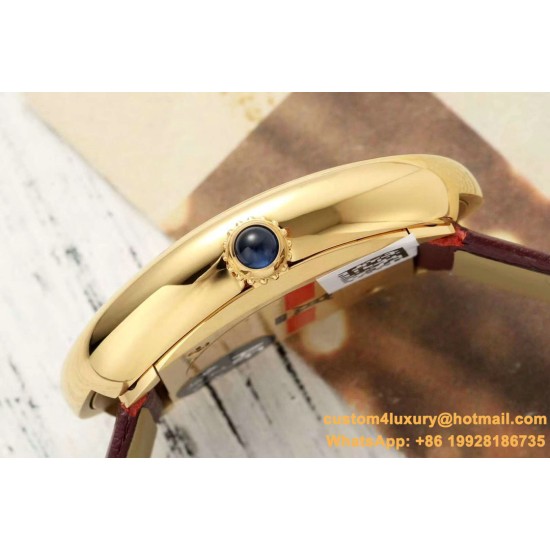 Baignoire Ladies 31mm YG/LE Red Dial AF Quartz