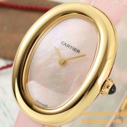 Baignoire Ladies 31mm YG/LE Pink Mop Dial AF Quartz