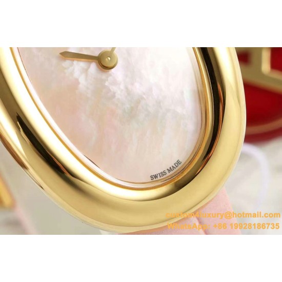 Baignoire Ladies 31mm YG/LE Pink Mop Dial AF Quartz