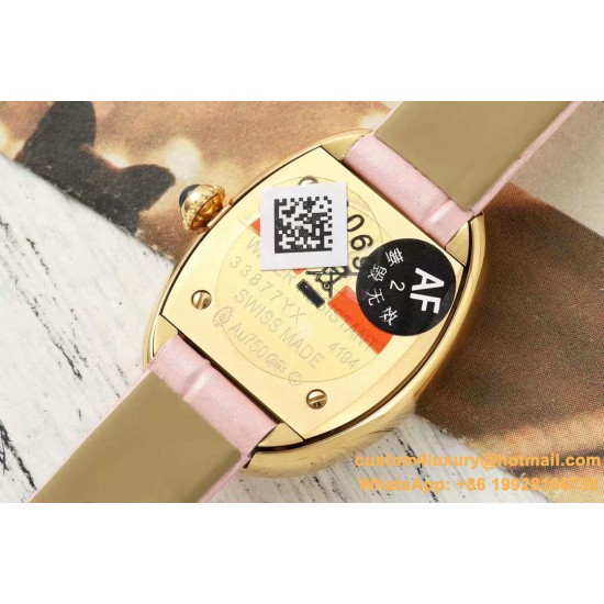 Baignoire Ladies 31mm YG/LE Pink Mop Dial AF Quartz