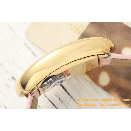 Baignoire Ladies 31mm YG/LE Pink Mop Dial AF Quartz