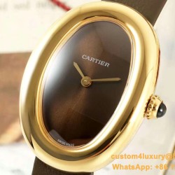 Baignoire Ladies 31mm YG/LE Brown Dial AF Quartz