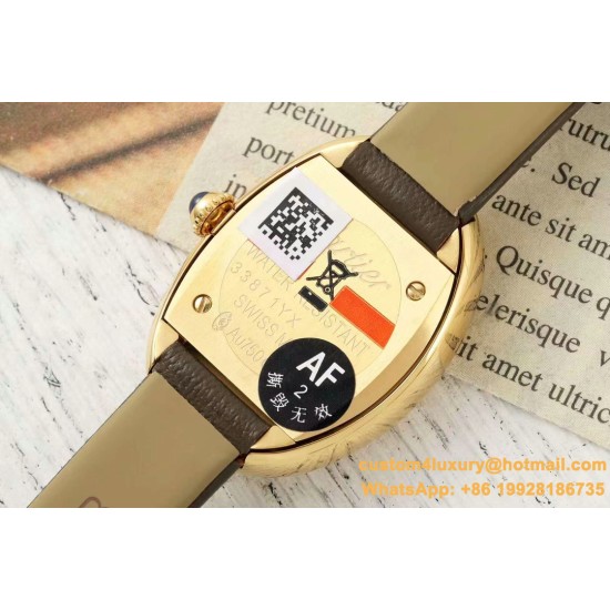 Baignoire Ladies 31mm YG/LE Brown Dial AF Quartz