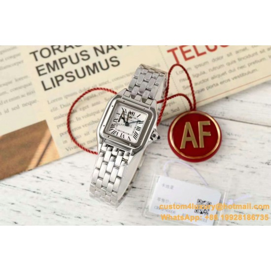 Cartier - Panthere Secrete De Ladies 22mm SS/SS White AF Quartz