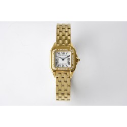 Panthere Secrete De Ladies 22mm Dia YG/YG White Dial BVF Quartz