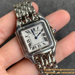 Cartier - Panthere Secrete De 27mm Ladies SS/SS White GF Swiss Qtz