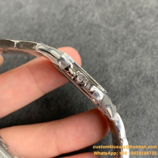 Cartier - Panthere Secrete De 27mm Ladies Diam SS/SS Wht GF Swiss Qtz