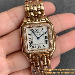 Cartier - Panthere Secrete De 27mm Ladies Diam RG/RG GF Swiss Quartz