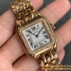 Cartier - Panthere Secrete De 27mm Ladies Diam RG/RG GF Swiss Quartz
