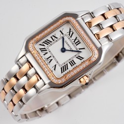 Panthere Secrete De Ladies Dia 27mm RG/SS White AF Quartz