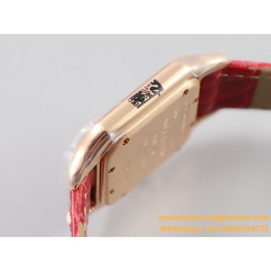 Panthere Secrete De Ladies 27mm Dia RG/LE White Dial 8848F Swiss Qtz
