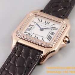 Panthere Secrete De Ladies 27mm Dia RG/LE White Dial 8848F Swiss Qtz