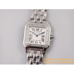 Panthere Secrete De Ladies 27mm Dia SS/SS White Dial 8848F Swiss Qtz