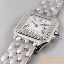 Panthere Secrete De Ladies 27mm Dia SS/SS White Dial 8848F Swiss Qtz