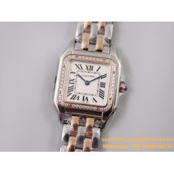 Panthere Secrete De Ladies 27mm Dia RG/SS White Dial 8848F Swiss Qtz
