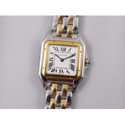 Panthere Secrete De Ladies 27mm YG/SS White Dial 8848F Swiss Qtz