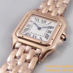 Panthere Secrete De Ladies 27mm RG/RG White Dial 8848F Swiss Qtz