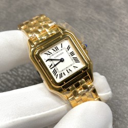 Panthere Secrete De Ladies 27mm YG/YG White AF Quartz
