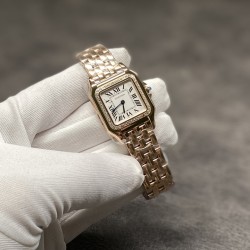 Panthere Secrete De Ladies Small 22mm Dia RG/RG White AF Quartz