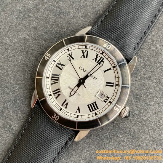 Ronde de Cartier 42mm SS/LE White Dial/RMN GPF A2824