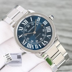 Ronde Solo Date 42mm SS/SS Blue Dial AF MY9015